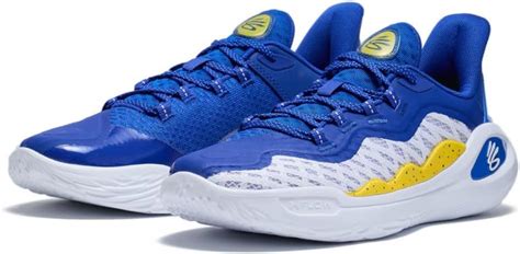 Amazon.com | Under Armour Curry Flow 10 Men's Basketball Shoes White/Blue, 10 US - 44 EU - 9 UK ...