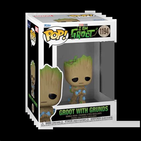 Funko pop Groot With Grunds - I am Groot - Funkos Marvel