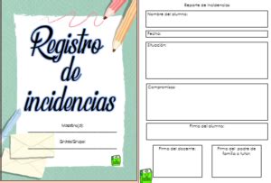 Registro De Incidencias Descargar Formatos De Registro De Incidencias