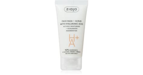 Ziaja Face Mask Scrub With Hyaluronic Acid Livrare Rapida Notino Ro