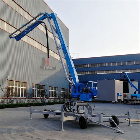 Factory Supply 17m Wheel Type Hydraulic Concrete Placing Boom Mobile