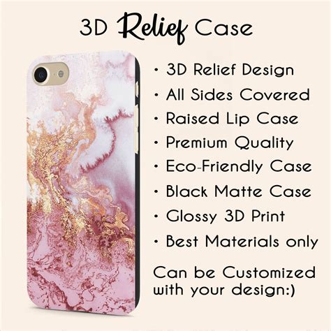 Marble Iphone Case Rose Gold Marble Iphone 11 Pro Case Gold Etsy