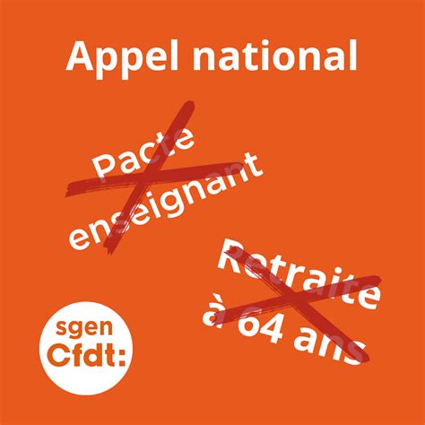 Retraites Pacte Appel Intersyndical Sgen Cfdt Poitou Charentes