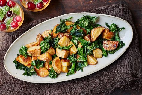 Lemony Roasted Potatoes And Broccoli Rabe Andy Boy