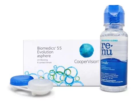 Lentes De Contacto Coopervision Biomedics 55 Evolution 1 Mes Envío gratis