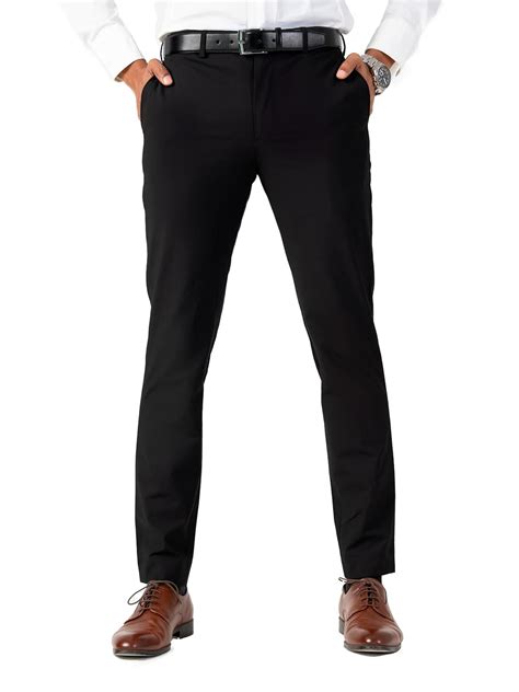 pant project luxury pv lycra stretchable black formal pants  men