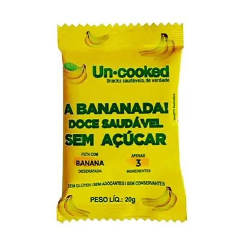 Bananada Saud Vel Sem A Car Sem Gl Ten E Vegano G Uncooked Gr O