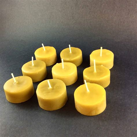 Pure Beeswax Tea Light Candles – 12 Pack - Ben Bees