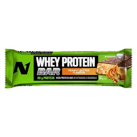 Nutritech Whey Protein Bar Peanut Butter G Pnp