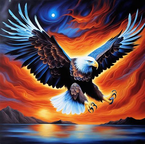 Eagle Painting: Soaring Strength and Majestic Grace on Canvas | ArtFactory