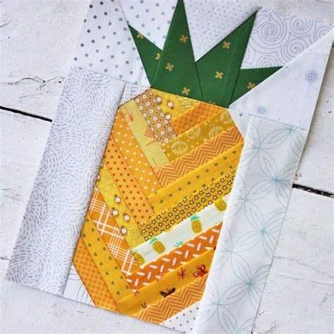 Pineapple Paper Pieced Pattern Etsy