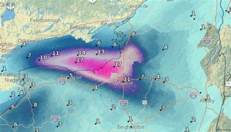 Heavy Lake Effect Snow For Parts Of Upstate Ny Alerts Issued