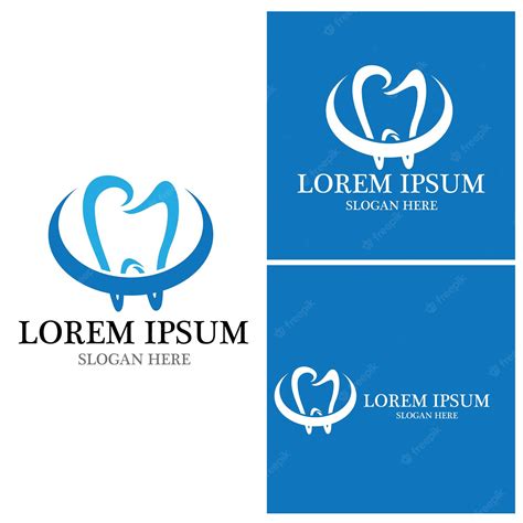 Premium Vector Dental Logo Template Vector Illustration