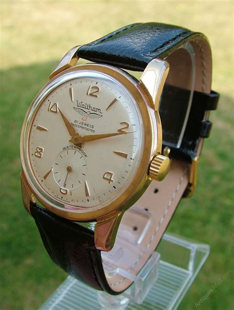 Antiques Atlas A Gents 1950s Waltham Wrist Watch