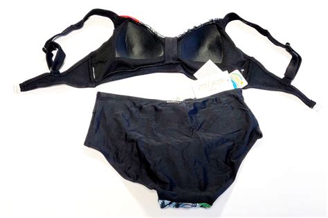 Elemar Damen Bademode Frauen Bikini Schwarz Rot Gr N Bl Ten Cup B Gr Ebay De