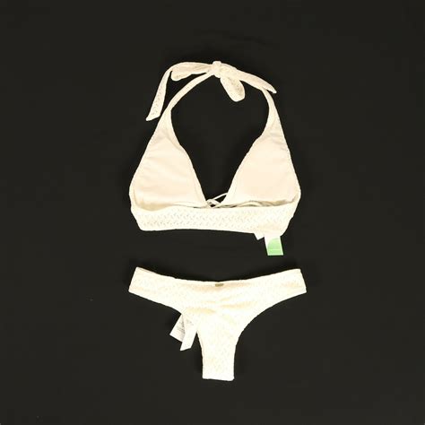 Hollister fehér bikini Női ruházat Fürdőruhák Bikini