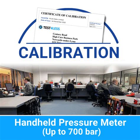 Handheld Pressure Meter Calibration Up To 700 Bar Test4Less