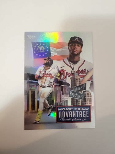 Topps Series Ronald Acuna Jr Home Field Advantage Sp Braves