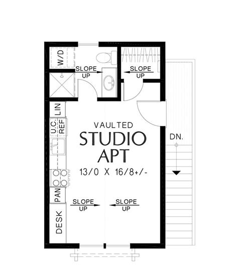 Car Studio Apartment Garage Craftsman Style House Plan Garage