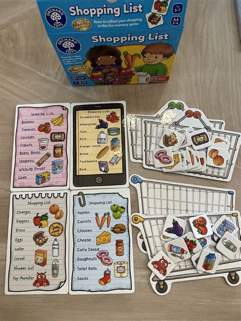 Orchard Toys Shopping List Memory Game For Sale Online Ebay