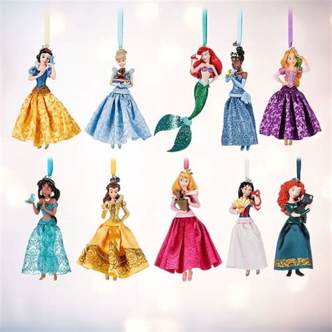 Disney Princess Sketchbook Ornament Set From Disney Store Inside The