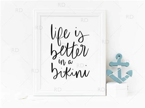 Life Is Better In A Bikini Printable Riss Design