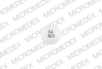 54 303 Pill White Round - Pill Identifier