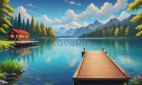 Cartoon Dock Images, HD Pictures For Free Vectors Download - Lovepik.com