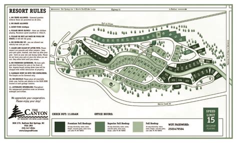 Site Map Canyon Rv