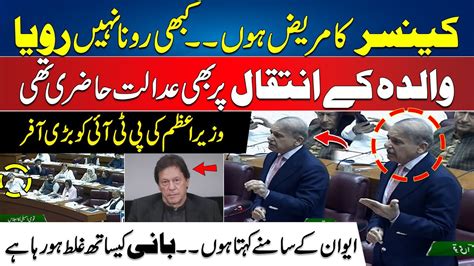 Pm Give Big Offer For Pti Shahbaz Sharif Firey Speech In Assembly 24 News Hd Youtube