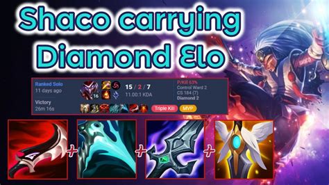 Bork Duskblade Shaco Diamond Ranked S13 League Of Legends Full