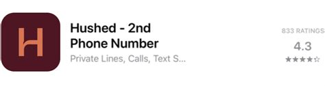 Hushed Get A Hushed Lifetime Second Phone Number For Only