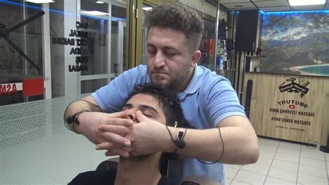 Asmr Turkish Barber Massage Neck Crack Ear Burn Head Back Foot Ear