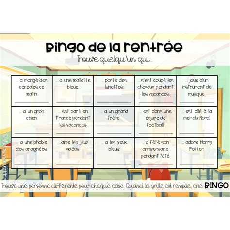 Bingo De La Rentr E