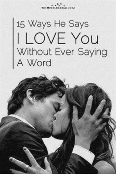 15 Ways He Says I Love You Without Ever Saying A Word Artofit