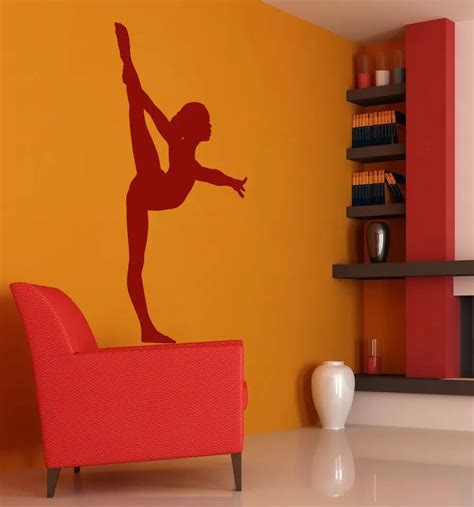 Beautiful Woman Dance Ballet Ballerina Room Stylish Wall Art Sticker