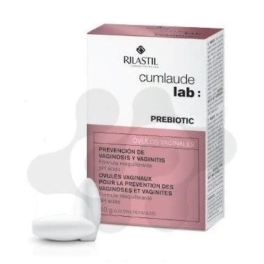 RILASTIL CUMLAUDE LAB PREBIOTIC 10 OVULOS VAGINALES Parafarmacia