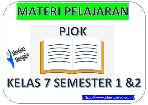 Materi Pjok Kelas 7 Semester 1 Kurikulum Merdeka ⋆ Wikiedukasi