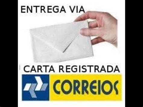 Correios O que é uma Carta Registrada Nacional nos Correios YouTube