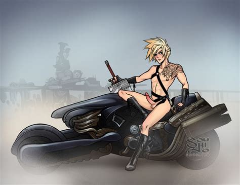Cloud Fenrir Final Fantasy Luscious Hentai Manga Porn