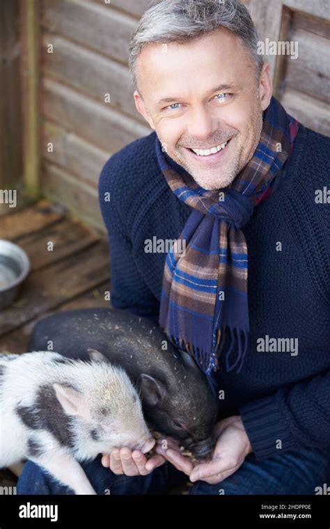 Farmer Pig Hi Res Stock Photography And Images Alamy