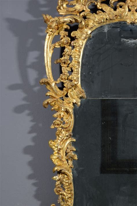 Miroir Baroque En Bois Sculpt Et Dor La Mecca Italie Milieu Du