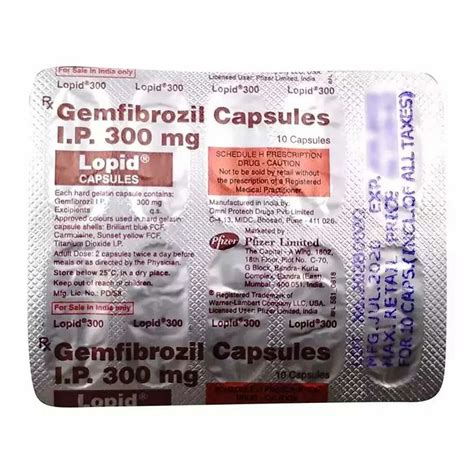 Lopid Mg Capsules At Rs Strip Of Tablets In Nagpur Id