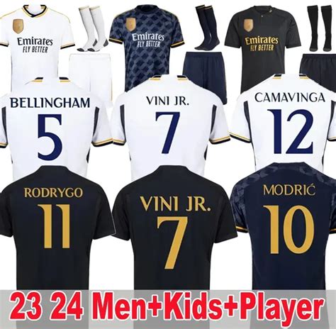 Bellingham Vini Jr Modric Mbappe Soccer Jerseys Football Shirt