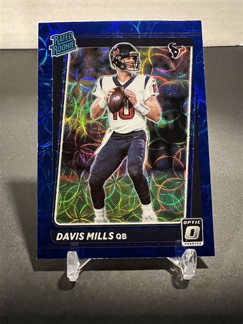 Panini Donruss Optic Rated Rookie Blue Scope Prizm Davis