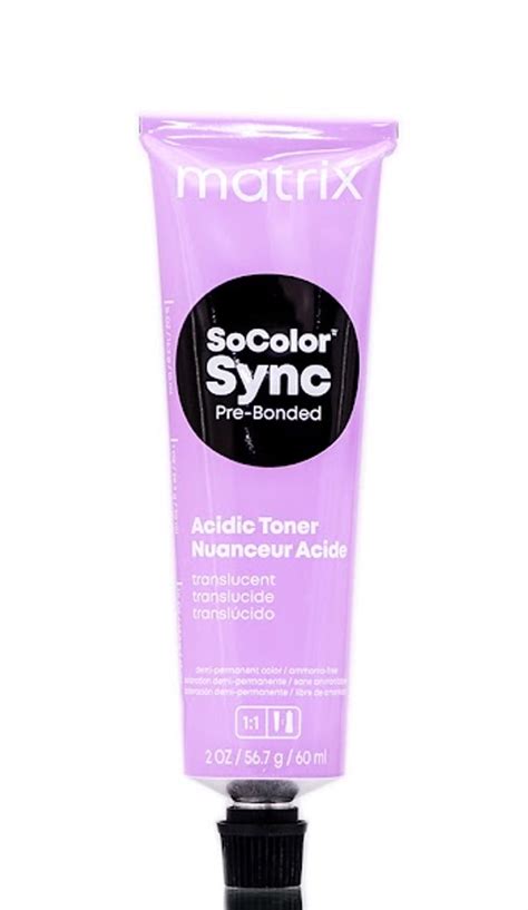 Matrix Socolor Sync Pre Bonded Acidic Toner Translucent Nga Light