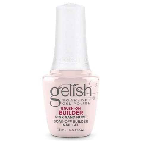 Gelish Pink Sand Nude BrushOn Builder Gel Ml