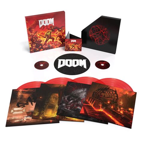 即納送料無料 New Doom オリジナル Video Game Soundtrack Vinyl Box Set W Slipmat 海外