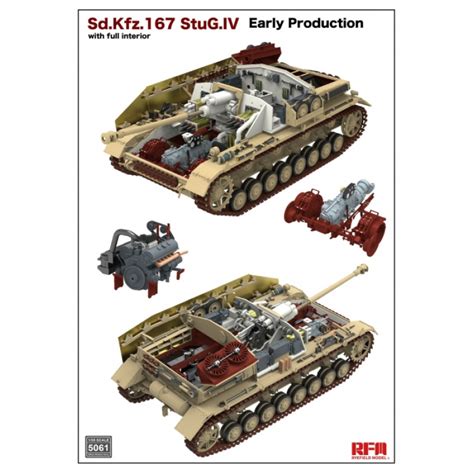 Rye Field Model Rm Stug Iv Early Prod W Full Interior