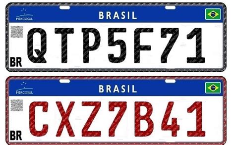 O que significam as diferentes cores da placas Mercosul?